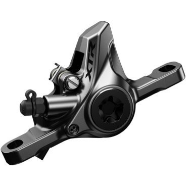 Калипер SHIMANO XTR M9100, гидравлика, post mount, металлическая колодка K04Ti, без адаптера