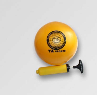 Мяч для художественной гимнастики Stingrey ф20 см, с насосом