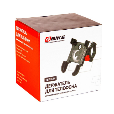 Держатель телефона 4BIKE на руль чёрный 4BIKE 298BLK
