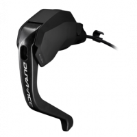 Шифтер/Тормозная ручка SHIMANO Dura-Ace Di2 ST-R9180, левый, 2 скорости, с проводом 85 мм, c тросом