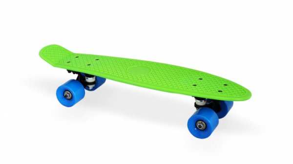 Скейт пластиковый 22х6"-1 Moove&Fun зеленый