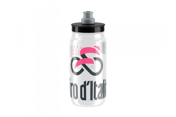 Фляга Elite Fly GIRO D’ITALIA, 550 мл, пластик, розовый