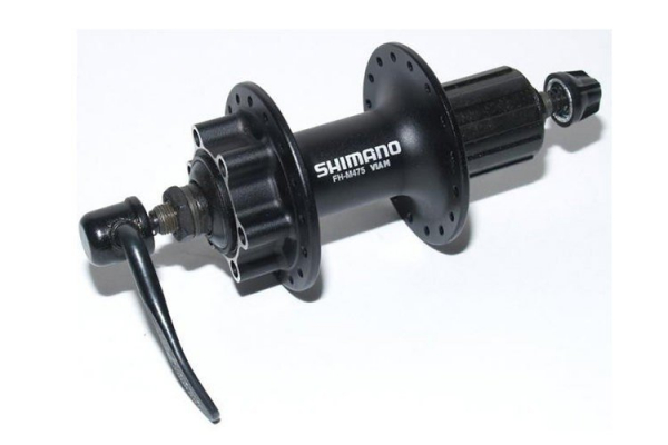 Велосипедняя втулка SHIMANO M475, задняя, под кассету, 32 отверстия, 8/9 скоростей