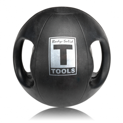 Тренировочный мяч с хватами Body Solid 5,4 кг (12lb)