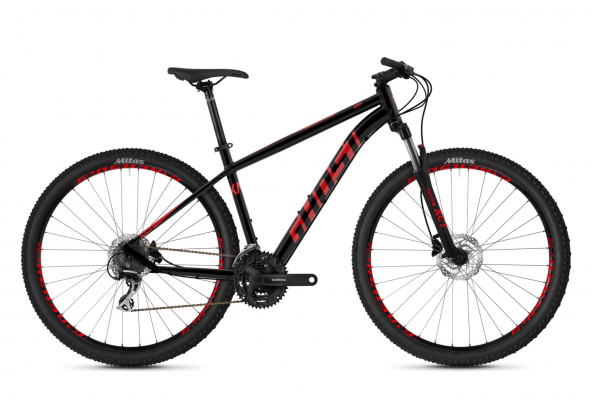 Велосипед Ghost Kato 2.9 AL black-red (2020)