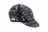 Велокепка Cinelli Cap Rider Collection Chas Christiansen / Черный-Белый