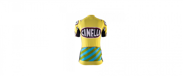 Джерси женское Cinelli Jersey Ana Benaroya - Eyes 4U / Желтый