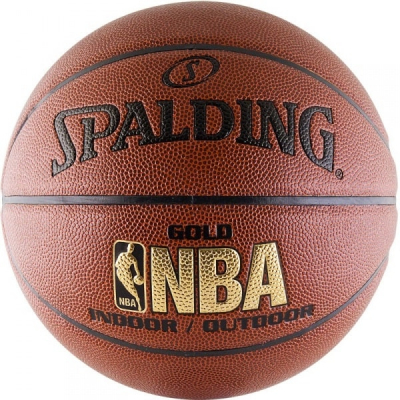 Баскетбольный мяч NBA Gold Spalding с логотипом NBA