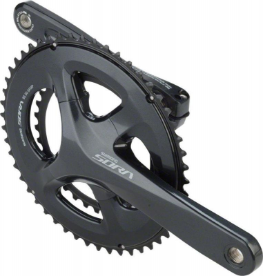 Система SHIMANO Sora R3000, Hollowtech, 170 мм, 50/34, 9 скоростей, без каретки