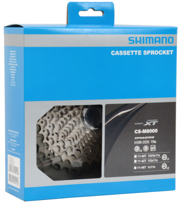 Кассета SHIMANO Deore XT CS-M8000-11, 11 скоростей, 11-42T