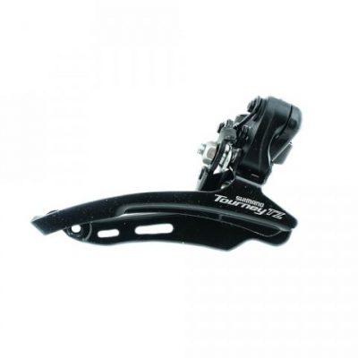 Велосипедный переключатель скоростей передний SHIMANO TZ510, верхняя тяга, 28.6, 48T