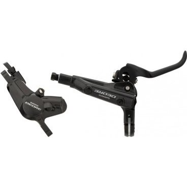 Тормоз велосипедный SHIMANO M6000, дисковый, J-kit, с тормозной ручкой, передний, гидролиния 1000 мм