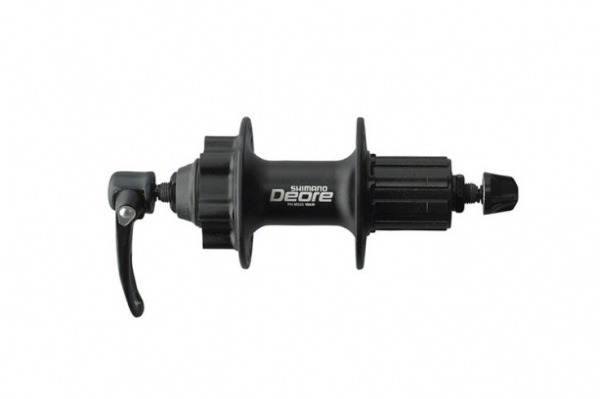 Велосипедная втулка SHIMANO Deore M525A, задняя, под кассету, 32 отверстия, 8/9 скоростей, чёрный