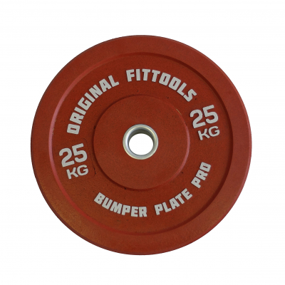 Диск бамперный Original Fit.Tools 25 кг (красный)