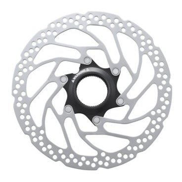 Ротор велосипедный SHIMANO EM300, 180 мм, C.Lock с внутренними и внешними шлицами