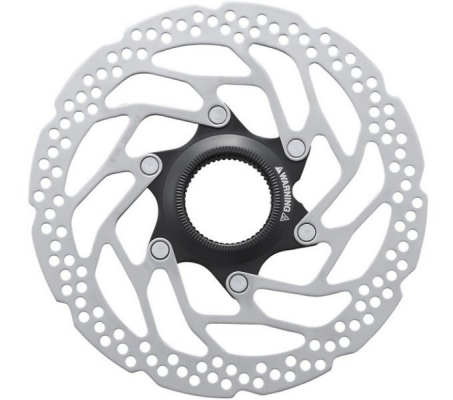 Ротор велосипедный SHIMANO EM300, 160 мм, C.Lock, с внутренними и внешними шлицами