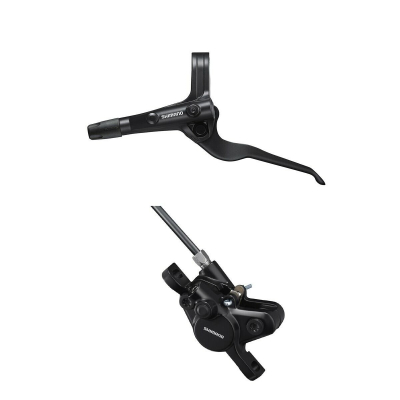 Тормоз велосипедный SHIMANO BL-MT401 (левый) / BR-MT400 (передний), Disc, длина гидролинии: 1000 мм