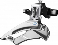 Переключатель передний SHIMANO Altus M313, универсальная тяга, универсальный хомут, 9 ск