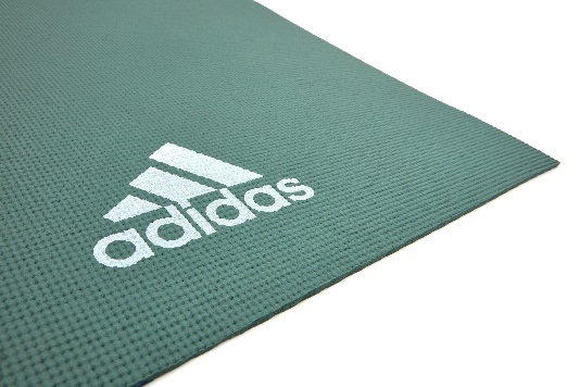 Коврик (мат) для йоги Adidas цвет свеже-зеленый