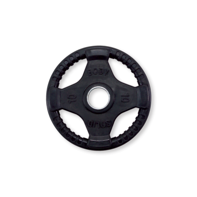 Диск обрезиненный Body Solid 10 фунтов (4,53 кг)