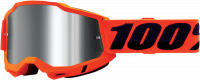 Очки 100% Accuri 2 Goggle Neon Orange / Mirror Silver Lens