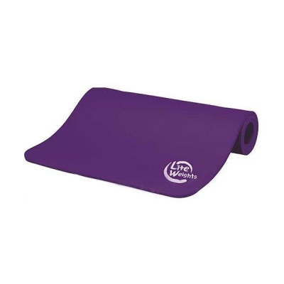 Коврик для йоги и фитнеса Lite weights 180*61*1см 5420LW, фиолетовый