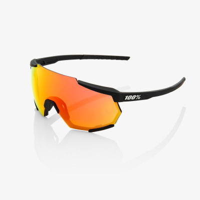 Очки спортивные 100% Racetrap Soft Tact Black / HIPER Red Multilayer Mirror Lens