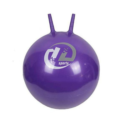 Мяч-попрыгун BB-004-65 с рожками (65см, фиолетовый)