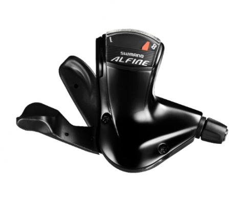 Шифтер велосипедный SHIMANO Alfine S7000-8, 8скоростей, трос+оплетка, для СJ-S7000-8, черный
