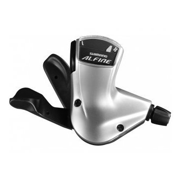 Шифтер SHIMANO Alfine S7008, правый, 8 скоростей, трос+оплетка, серебристый