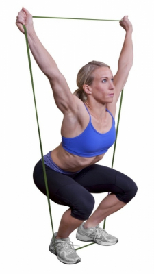 Эспандер ленточный GoFit 75" x 41" нагрузка 13,6-22,7 кг