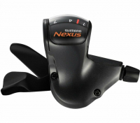 Шифтер велосипедный SHIMANO Nexus 7S50, 7 скоростей, оплетка 2100мм, трос 2280мм, для CJ-NX10, черный