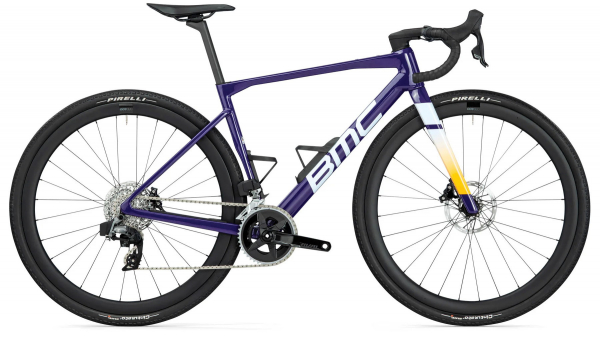 Велосипед BMC Kaius 01 THREE Rival AXS Wide 2x12 Purple/White/Orange (2024)