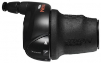 Шифтер велосипедный SHIMANO Nexus C3000, 7скоросте, для CJ-NX10, трос 2330мм/оплетка 2100мм, черный