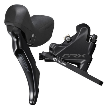Набор тормозной SHIMANO GRX ST-RX400/BR-RX400, левый, на 2 скорости, под дисковый тормоз
