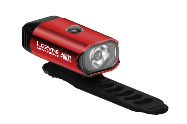 Велофонарь Lezyne Mini Drive 400XL, передний / Красный