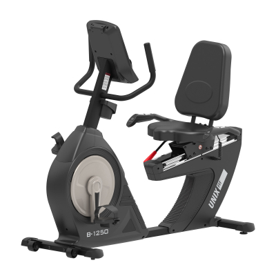 Горизонтальный велотренажер UnixFit B-1250 PRO (7" LCD)
