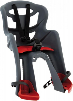 Велокресло с бампером переднее Tatoo HandleFix BELLELLI (Тёмно-серое)
