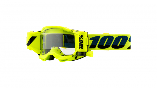 Очки 100% Accuri 2 Forecast Goggle Fluo Yellow / Clear Lens