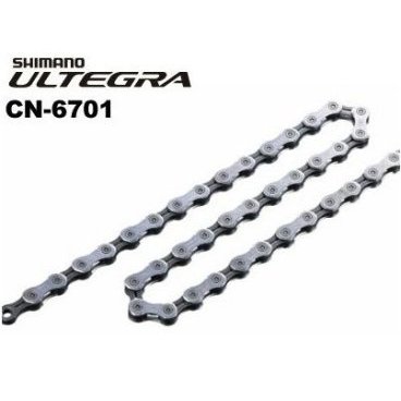 Цепь велосипедная SHIMANO Ultegra, 6701, 10 скоростей, 114 звеньев, ампульный пин