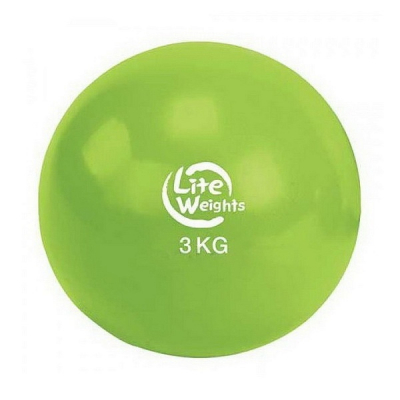 Медбол  Lite weights 3кг 1703LW, салатовый
