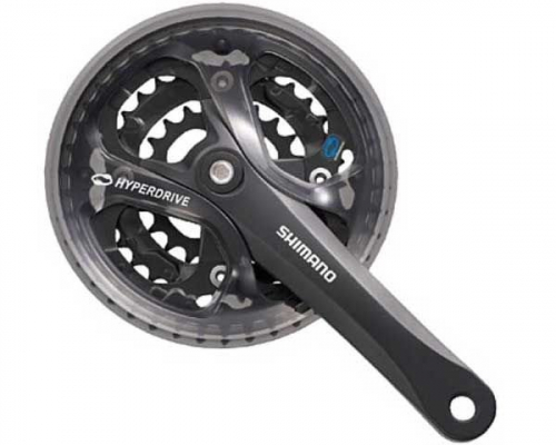 Система велосипедная SHIMANO Acera, M361, 170мм, квадрат, 48/38/28T