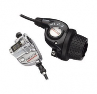 Шифтер для велосипеда SHIMANO Nexus 3S35E 3ск с bell crank 3, оплетка, 2550мм