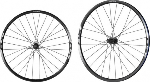 Колеса велосипедные SHIMANO RX010, комплект, 10/11ск, C.Lock, 622-17C, OLD 135 мм, черный