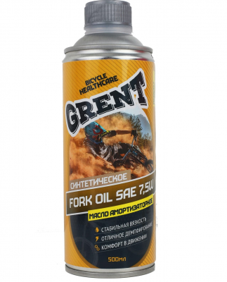 Масло амортизаторное GRENT FORK OIL 7,5W 500 мл.