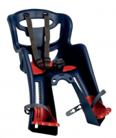 Велокресло с бампером переднее Tatoo HandleFix BELLELLI (Тёмно-синее)
