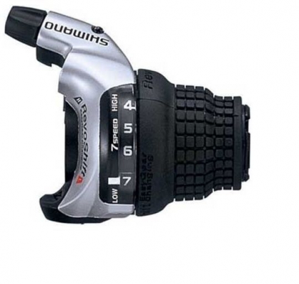 Шифтер SHIMANO SL-RS45-7R TOURNEY REVO SHIFT, правый, 7 скоростей, трос 2050мм, б/уп.