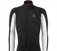 Куртка легкая Campagnolo Raytech Wind Protection Full Zip Jersey / Черный-Белый размер L
