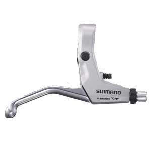 Ручка тормозная SHIMANO BL-M421 для V-brake левая, под 2 пальца, чёрная, б/уп.