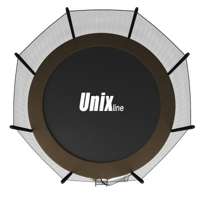 Батут Unix line Black&Brown 10 ft (outside)